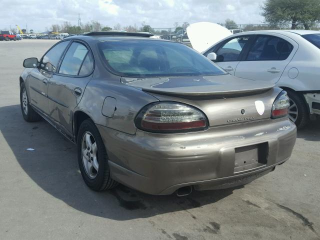 1G2WP52K8XF309955 - 1999 PONTIAC GRAND PRIX TAN photo 3