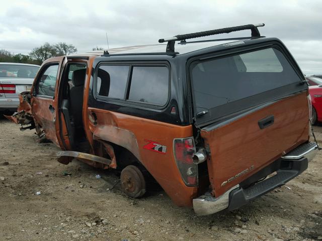 1GCDS136748113615 - 2004 CHEVROLET COLORADO ORANGE photo 3