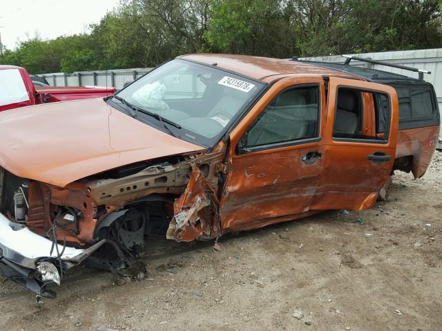 1GCDS136748113615 - 2004 CHEVROLET COLORADO ORANGE photo 9