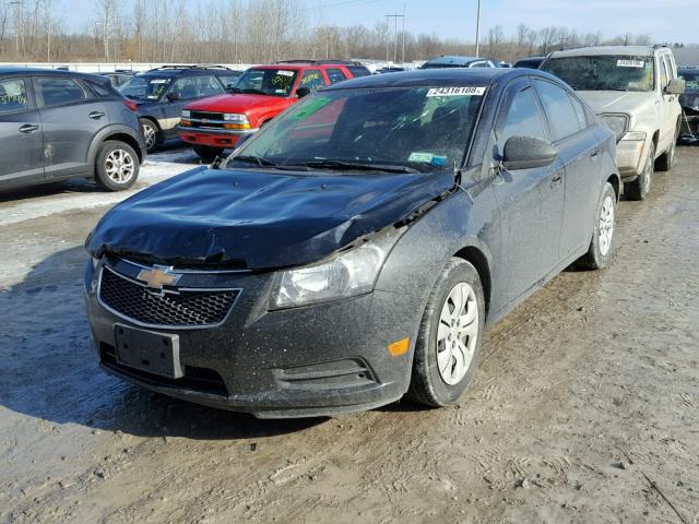 1G1PA5SG9D7188249 - 2013 CHEVROLET CRUZE LS GRAY photo 2