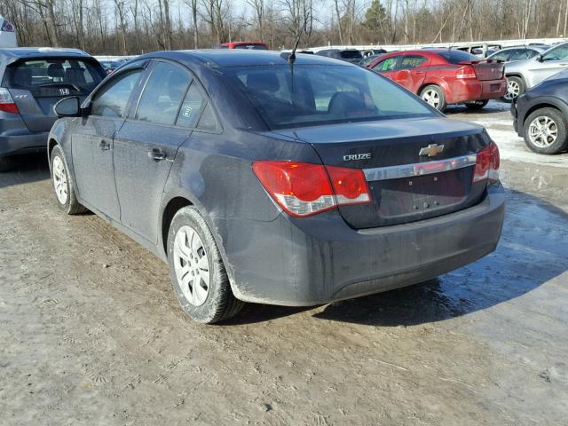 1G1PA5SG9D7188249 - 2013 CHEVROLET CRUZE LS GRAY photo 3