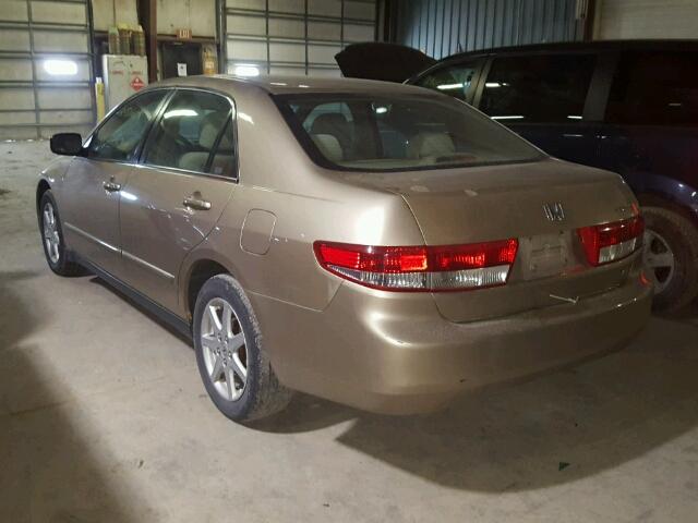 1HGCM56394A028185 - 2004 HONDA ACCORD LX GOLD photo 3