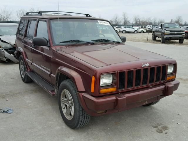 1J4FF58S61L507782 - 2001 JEEP CHEROKEE C RED photo 1