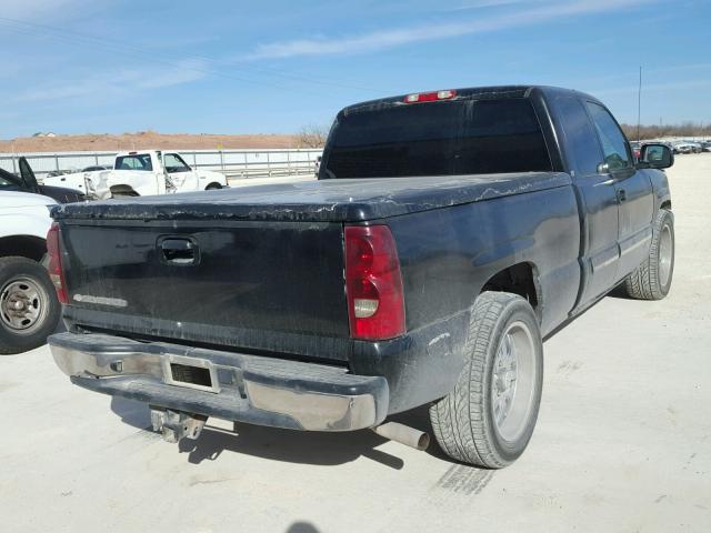 2GCEC19T331268789 - 2003 CHEVROLET SILVERADO BLACK photo 4