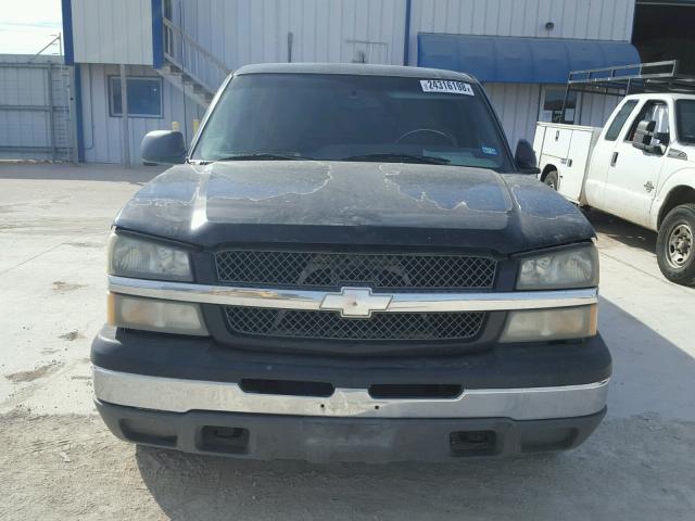 2GCEC19T331268789 - 2003 CHEVROLET SILVERADO BLACK photo 9