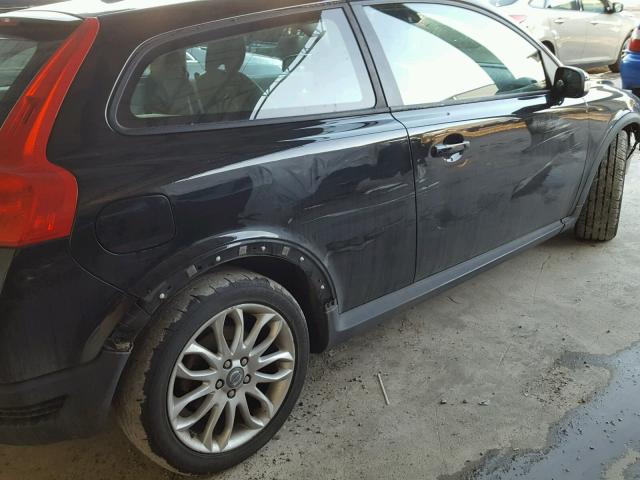 YV1MK672782063838 - 2008 VOLVO C30 T5 BLACK photo 9