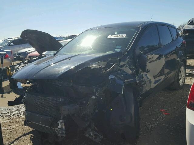 1FMCU0F77EUA92645 - 2014 FORD ESCAPE S BLACK photo 2