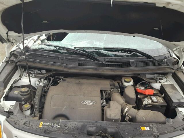 1FM5K8B84FGB45619 - 2015 FORD EXPLORER WHITE photo 7