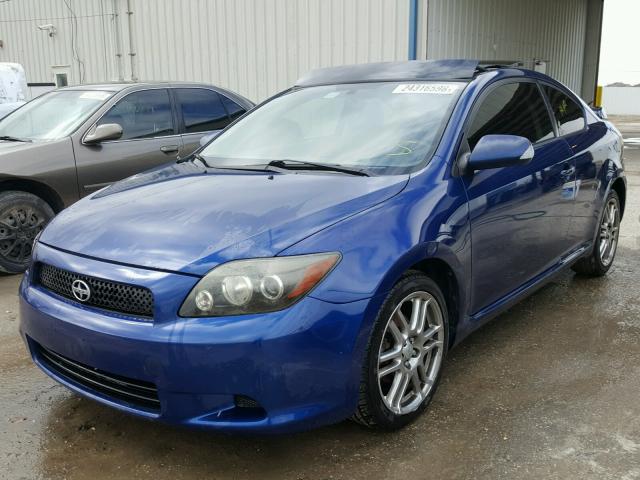 JTKDE167880267808 - 2008 TOYOTA SCION TC BLUE photo 2