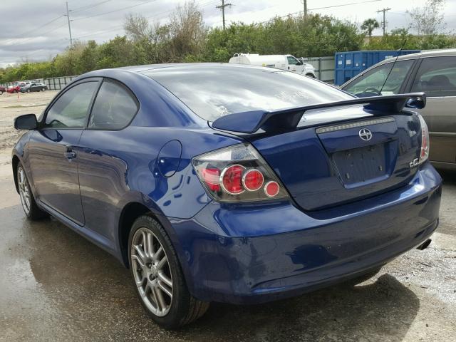 JTKDE167880267808 - 2008 TOYOTA SCION TC 蓝色 照片 3