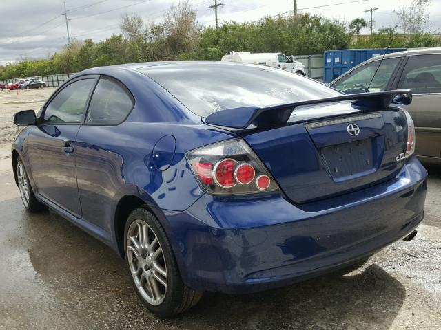 JTKDE167880267808 - 2008 TOYOTA SCION TC BLUE photo 3