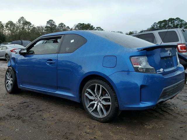 JTKJF5C76E3074479 - 2014 TOYOTA SCION TC 蓝色 照片 3