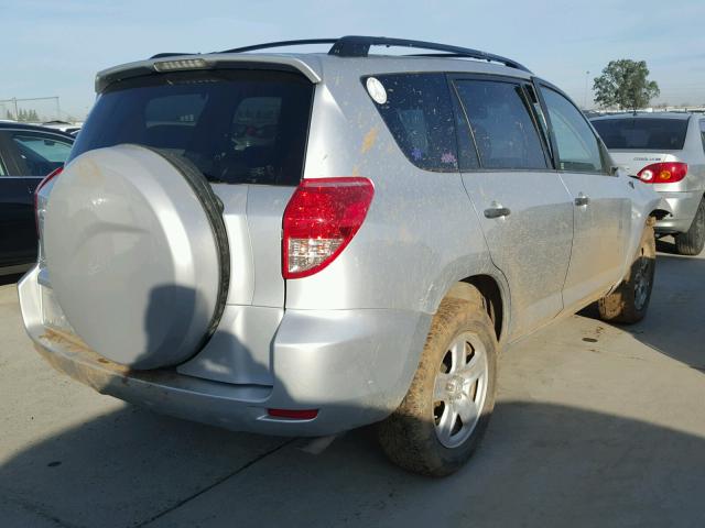 JTMZD33V466016065 - 2006 TOYOTA RAV4 SILVER photo 4