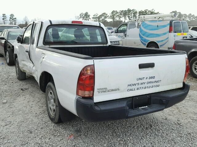 5TFTX4CN3FX056800 - 2015 TOYOTA TACOMA ACC WHITE photo 3