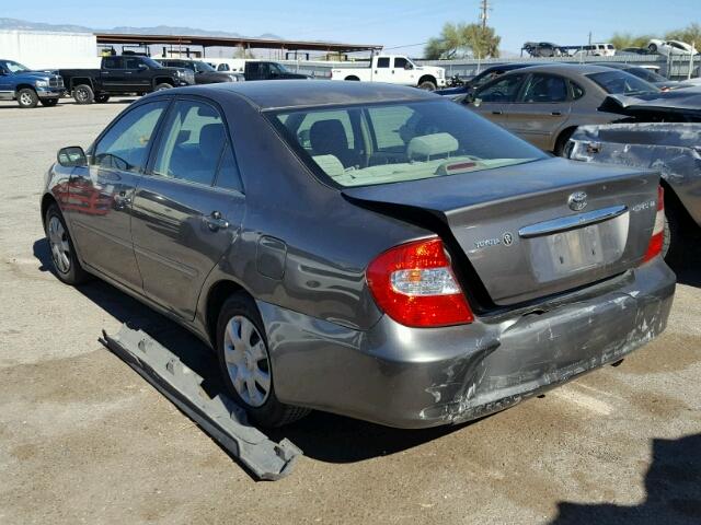4T1BE32K84U876562 - 2004 TOYOTA CAMRY LE CHARCOAL photo 3