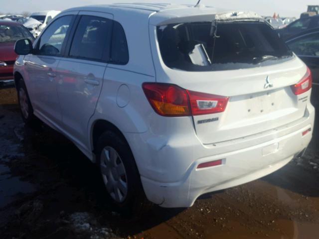 JA4AP3AU4BZ020859 - 2011 MITSUBISHI OUTLANDER WHITE photo 3