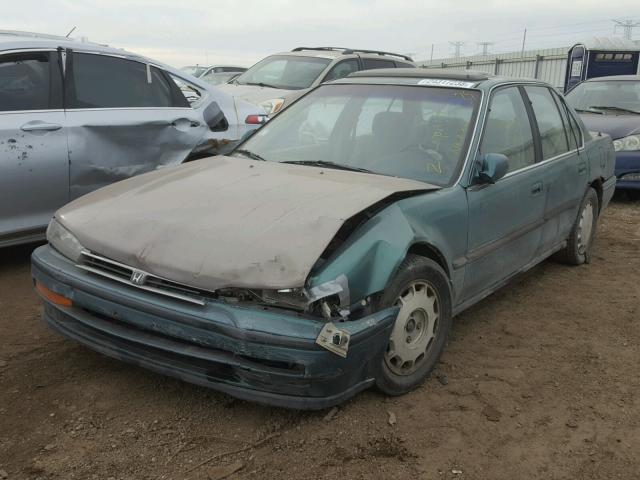 1HGCB7675NA152458 - 1992 HONDA ACCORD EX GREEN photo 2