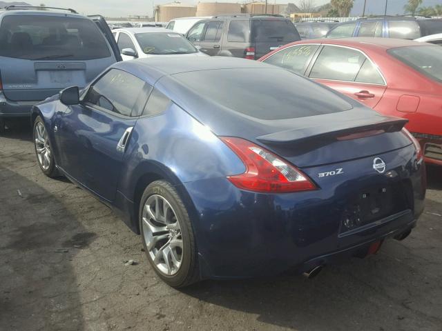 JN1AZ4EH4DM380543 - 2013 NISSAN 370Z BASE BLUE photo 3