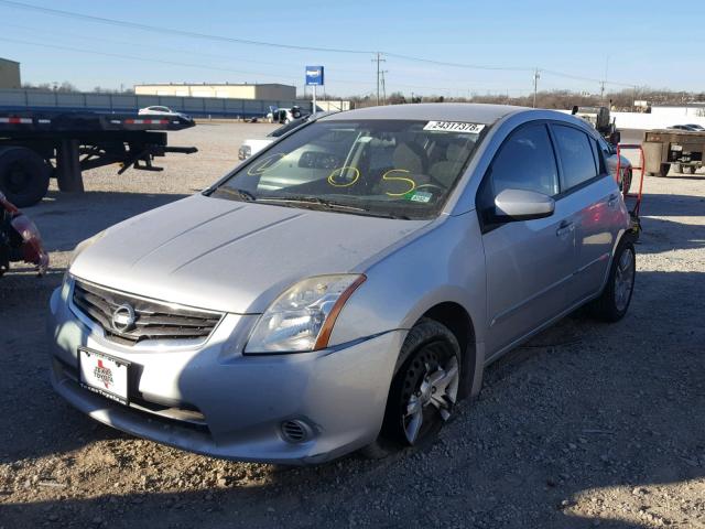 3N1AB6AP0AL667431 - 2010 NISSAN SENTRA 2.0 SILVER photo 2