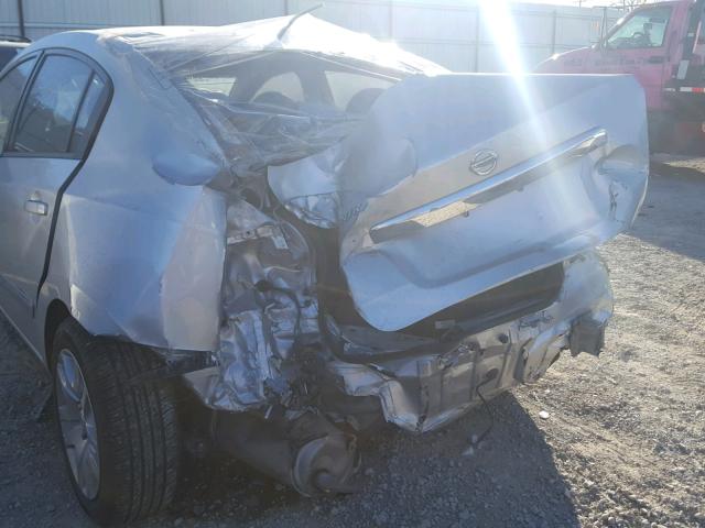 3N1AB6AP0AL667431 - 2010 NISSAN SENTRA 2.0 SILVER photo 9