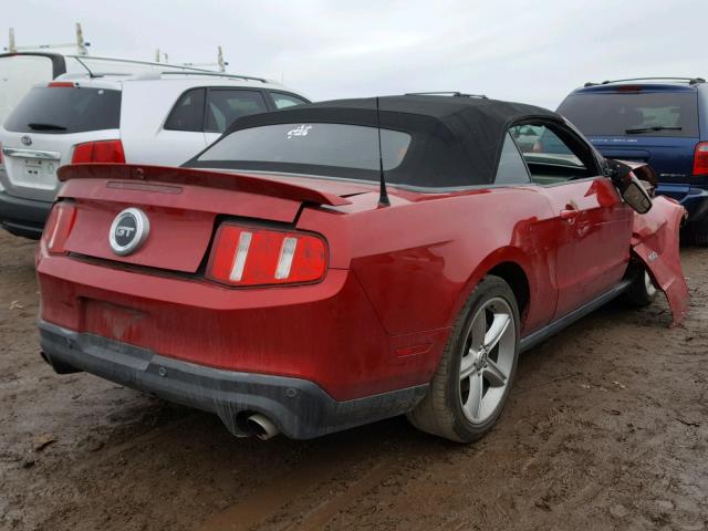 1ZVBP8FF8C5258592 - 2012 FORD MUSTANG GT RED photo 4