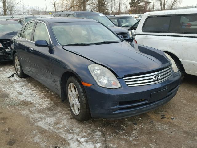 JNKCV51F24M706754 - 2004 INFINITI G35 BLUE photo 1