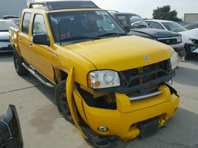 1N6ED27Y14C451960 - 2004 NISSAN FRONTIER C YELLOW photo 1