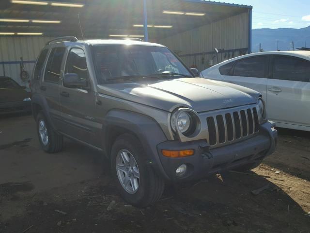 1J4GL48K14W152899 - 2004 JEEP LIBERTY SP GOLD photo 1