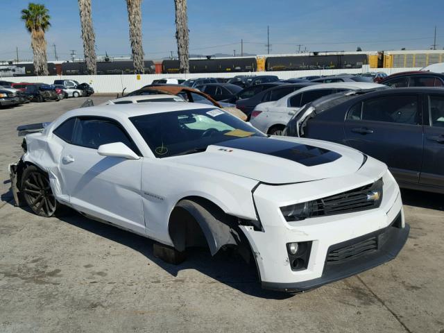 2G1FZ1EP6D9806022 - 2013 CHEVROLET CAMARO ZL1 WHITE photo 1