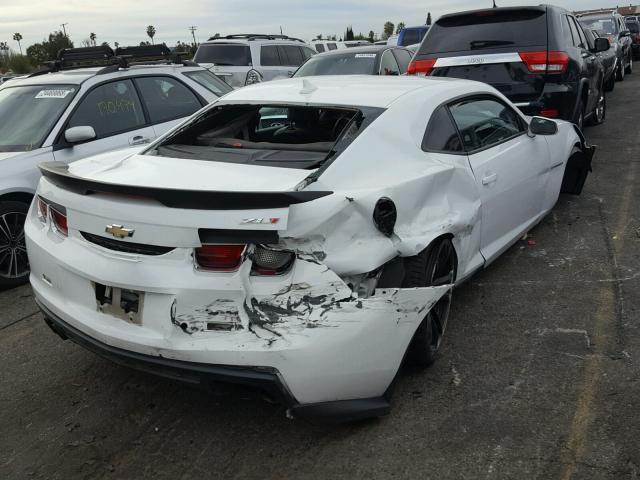 2G1FZ1EP6D9806022 - 2013 CHEVROLET CAMARO ZL1 WHITE photo 4