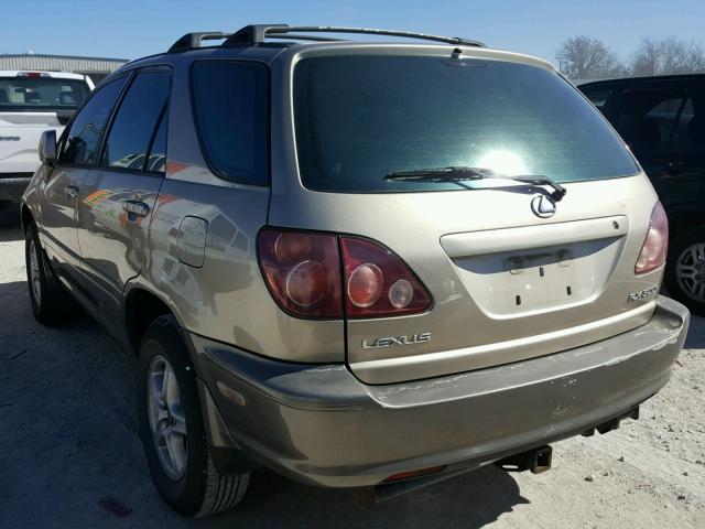 JT6GF10U7Y0048118 - 2000 LEXUS RX 300 CREAM photo 3