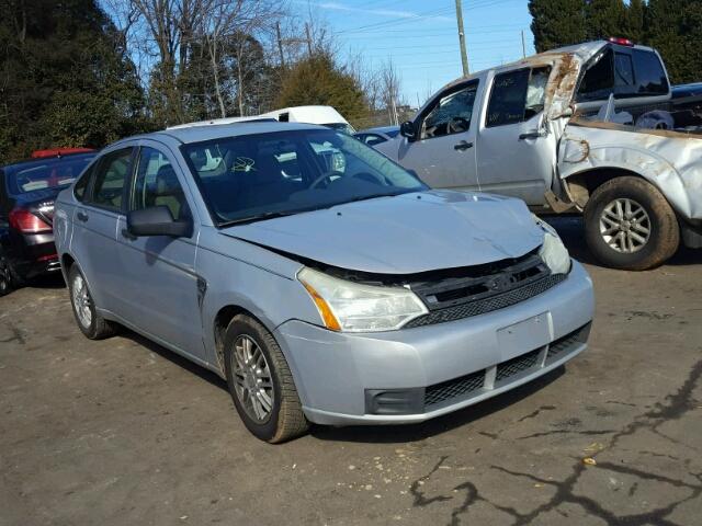 1FAHP35N08W108721 - 2008 FORD FOCUS SE SILVER photo 1