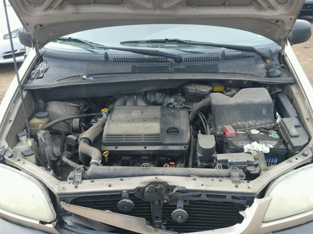 4T3ZF13C91U374637 - 2001 TOYOTA SIENNA LE BEIGE photo 7