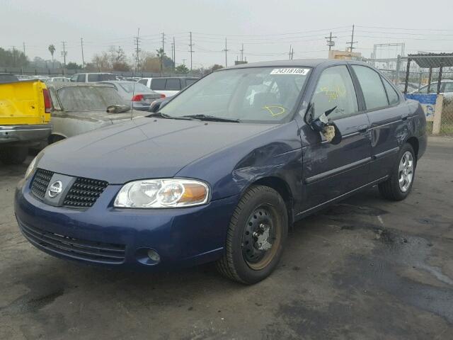 3N1CB51D35L572005 - 2005 NISSAN SENTRA 1.8 BLUE photo 2