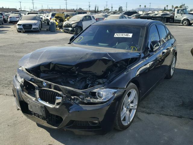 WBA3D3C51EK153621 - 2014 BMW 328 D BLACK photo 2