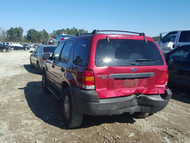 1FMCU03194KB37899 - 2004 FORD ESCAPE XLT RED photo 3