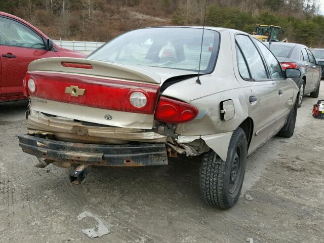 1G1JC52F547142120 - 2004 CHEVROLET CAVALIER BROWN photo 4