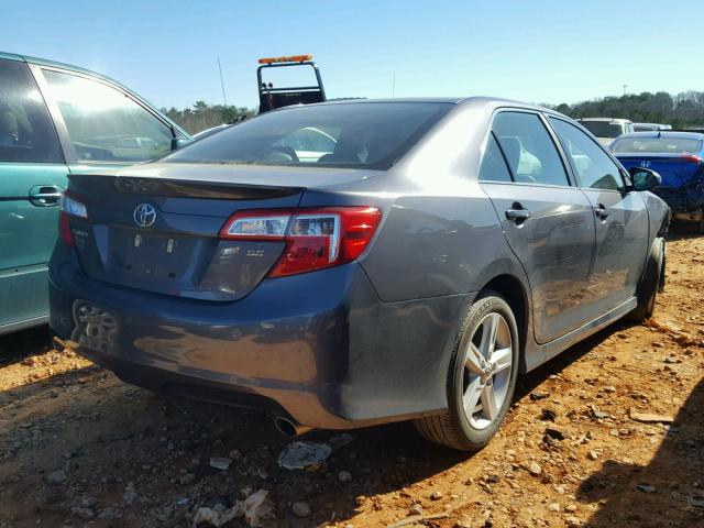 4T1BF1FK5EU757199 - 2014 TOYOTA CAMRY L GRAY photo 4