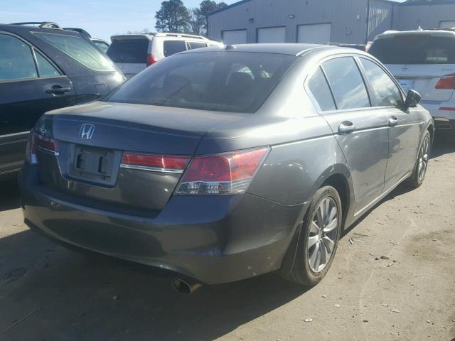 1HGCP2F85BA005971 - 2011 HONDA ACCORD EXL CHARCOAL photo 4