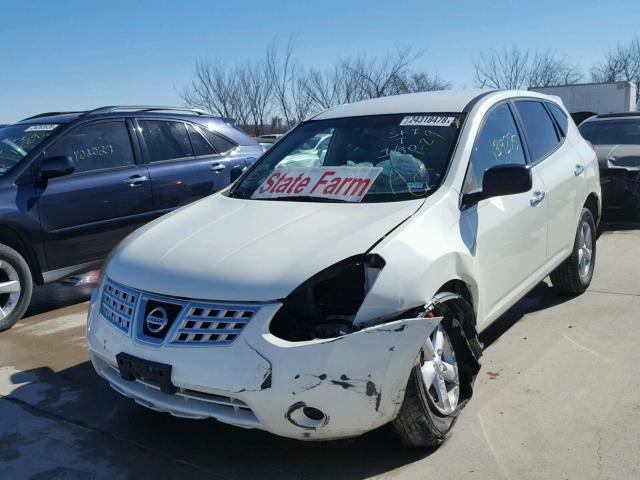 JN8AS5MT6AW504958 - 2010 NISSAN ROGUE S WHITE photo 2