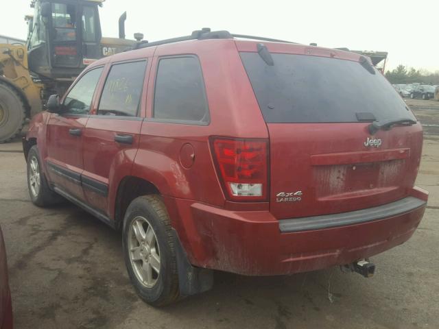 1J4GR48K86C349748 - 2006 JEEP GRAND CHER RED photo 3