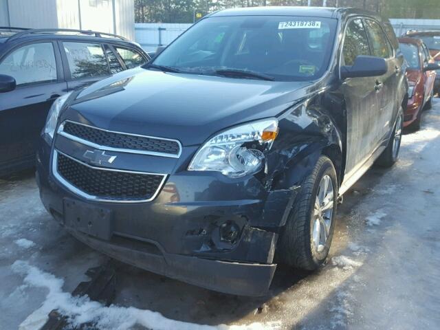 2GNFLCEK7D6415219 - 2013 CHEVROLET EQUINOX LS GRAY photo 2