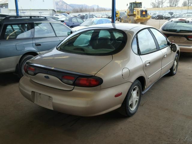 1FAFP53U3XG119766 - 1999 FORD TAURUS SE BEIGE photo 4