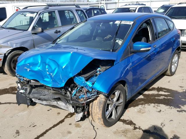 1FADP3K26EL279589 - 2014 FORD FOCUS SE BLUE photo 2