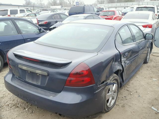 2G2WP552281110386 - 2008 PONTIAC GRAND PRIX CHARCOAL photo 4