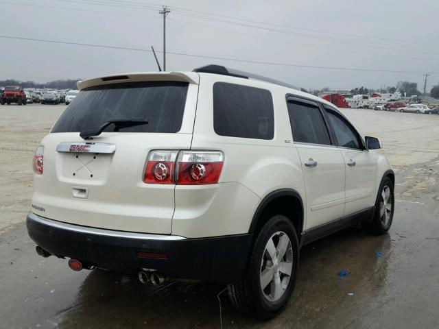 1GKKRSED3BJ154998 - 2011 GMC ACADIA SLT თეთრი ფოტო 4
