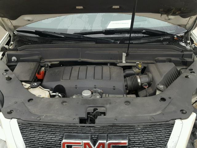 1GKKRSED3BJ154998 - 2011 GMC ACADIA SLT თეთრი ფოტო 7