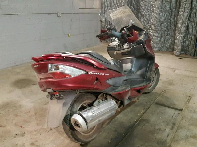 JS1CK44A282101648 - 2008 SUZUKI AN400 RED photo 4