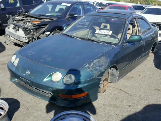 JH4DB7668XS003760 - 1999 ACURA INTEGRA GS GREEN photo 2