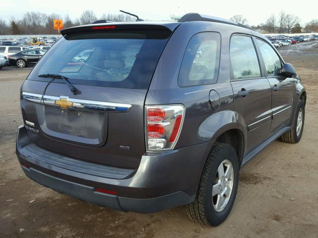 2CNDL23F976047559 - 2007 CHEVROLET EQUINOX LS CHARCOAL photo 4